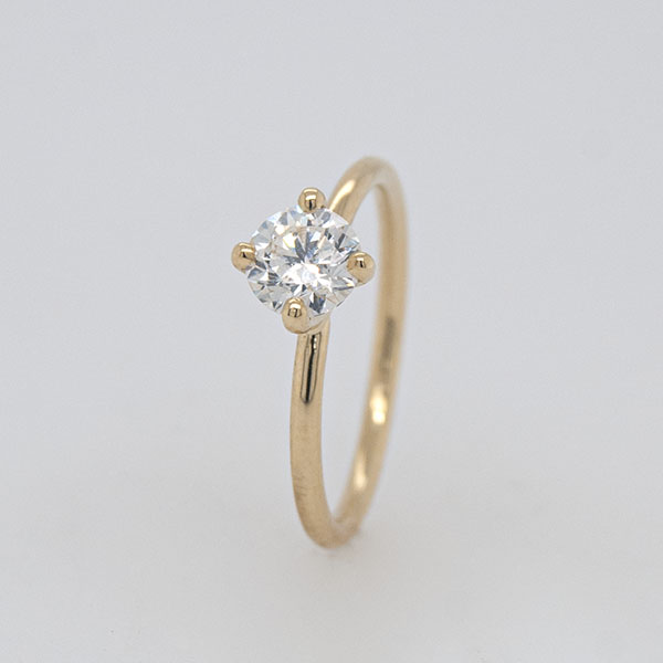North-South Whisper Diamond Ring