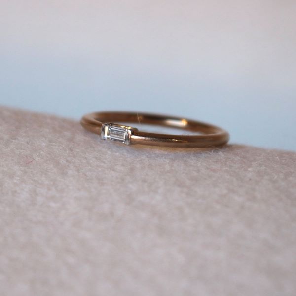 Baguette Diamond Band