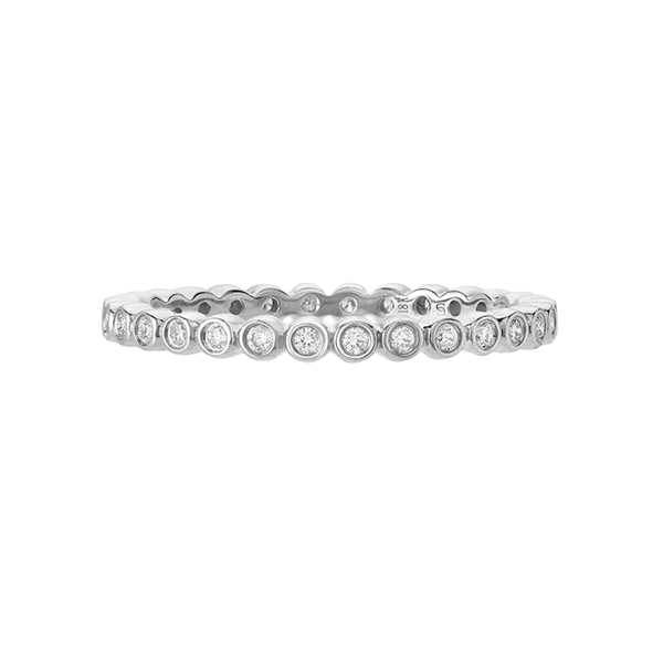 Mini Bezel Diamond Full Eternity Band