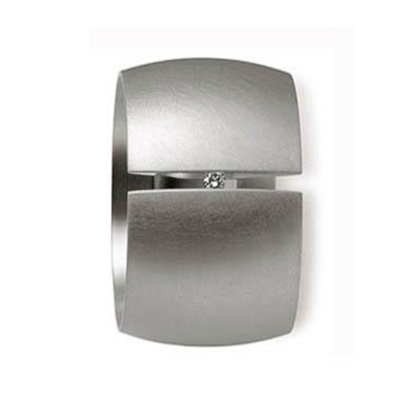 'B18' Steel Diamond Tension Ring