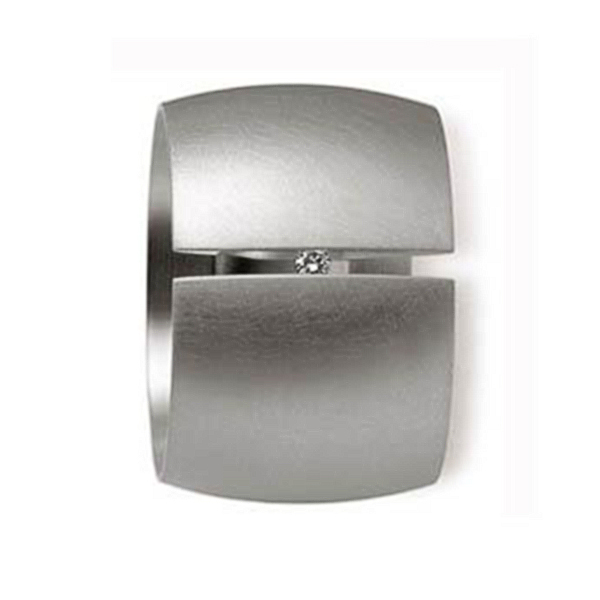 'B18' Steel Diamond Tension Ring