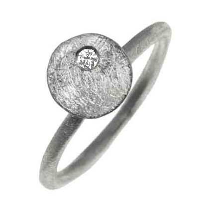 'Flo' Diamond Ring, White Gold