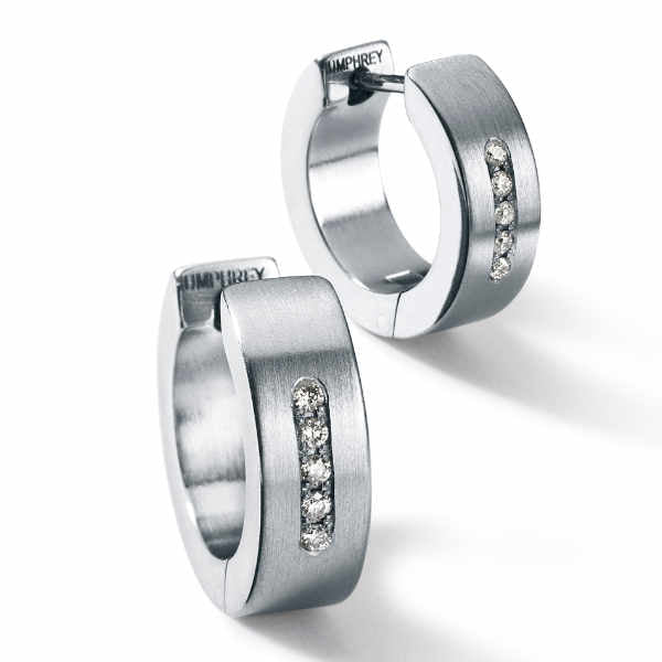 Diamond Huggie Earrings