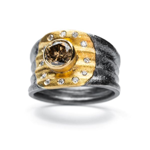 'Sun' Diamond Ring