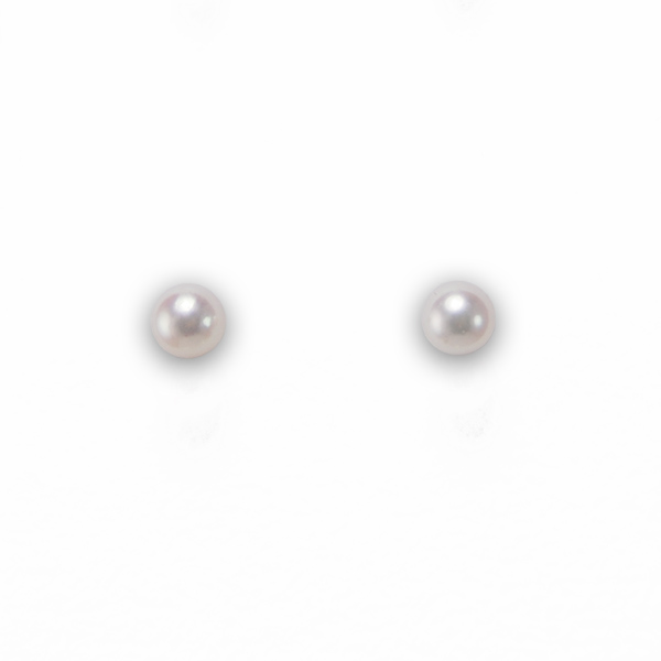 Pearl Stud Earrings, 5mm