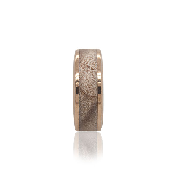 Box Elder Burl Inlay Ring