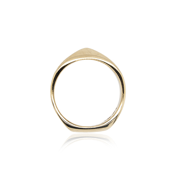 Pyramid Wedding Band