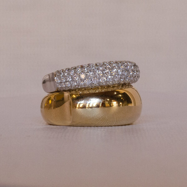 Diamond Pave Dome Ring - Image 4