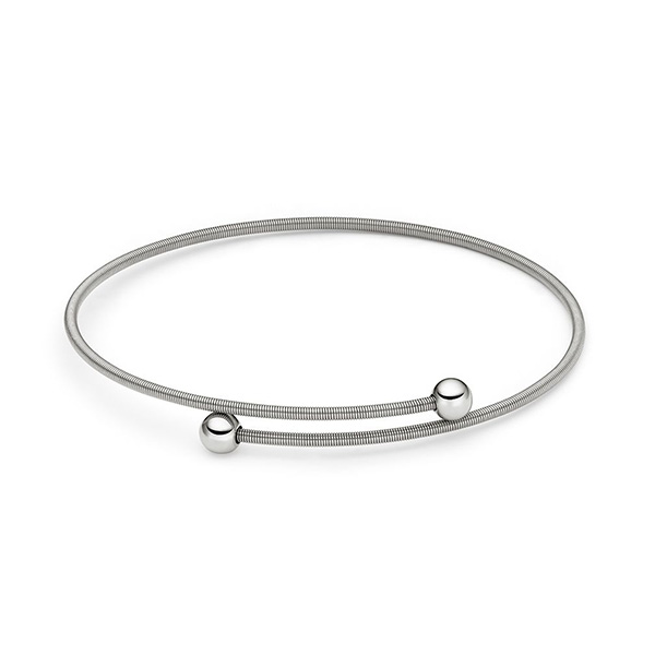 Double Sphere 'Colette C Embrace' Bracelet, Platinum