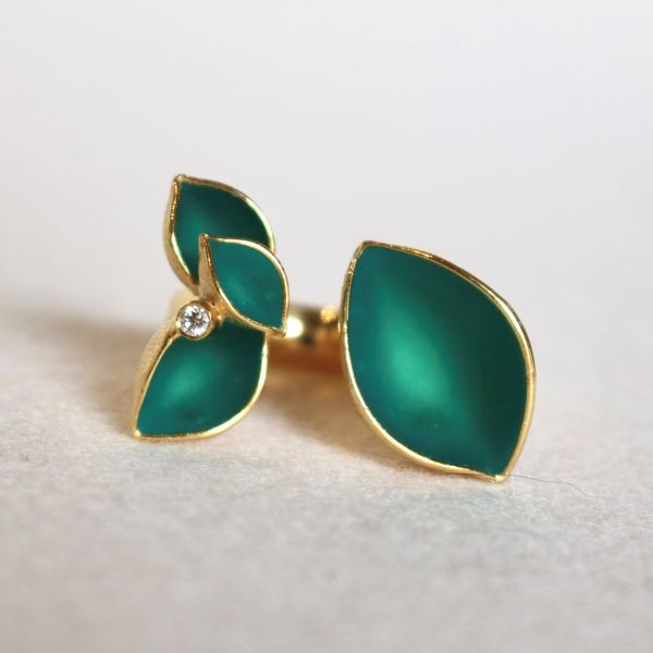'Edelbecherling Turquoise' Diamond Ring