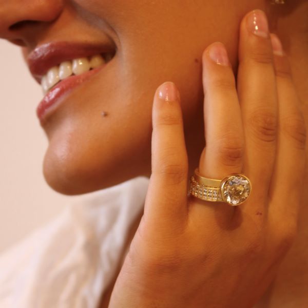 'Blub' Quartz Ring