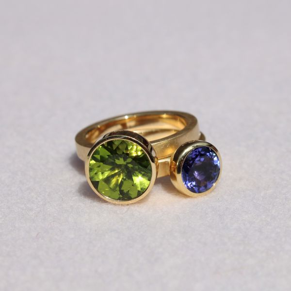 Peridot 'Blub' Ring, 10mm
