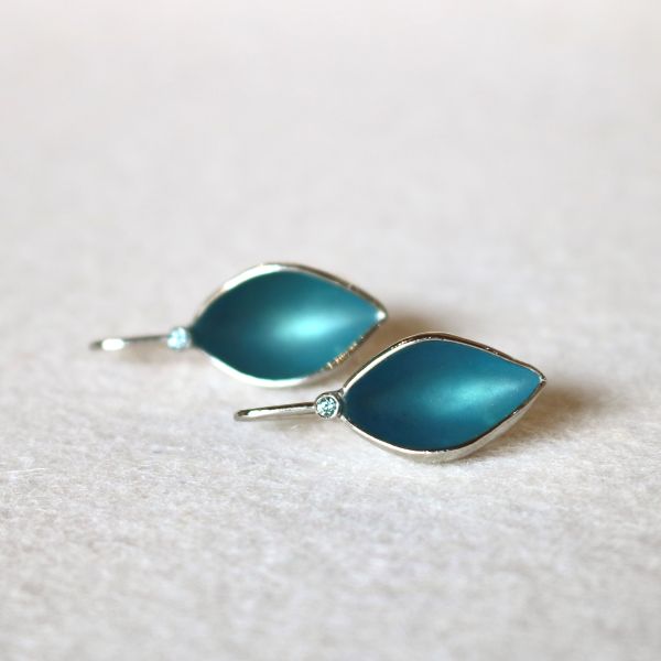'Edelbecherling Cups' Sapphire Earrings