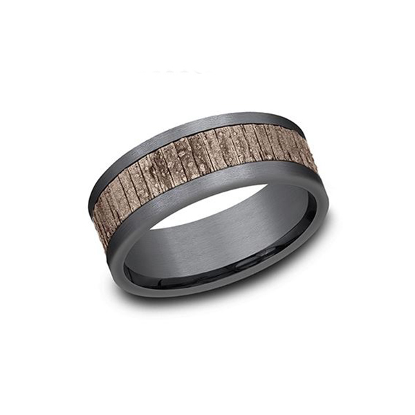 'Wood Split' Tantalum Band