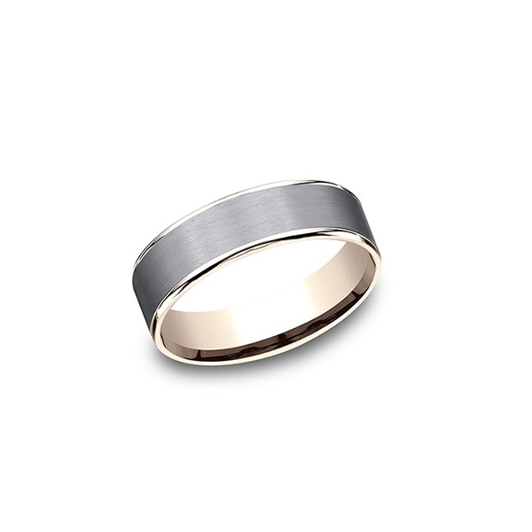 Tantalum and Rose Gold Band