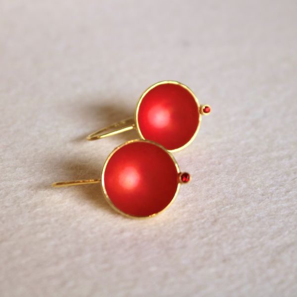 'Edelbecherling Cup' Sapphire Earrings