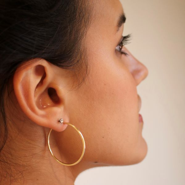 Midi Gold Hoop