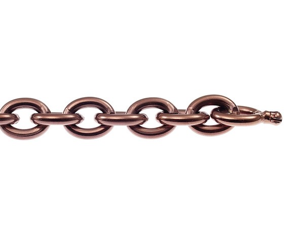 Bronze Curb Link 'Vario' Necklace