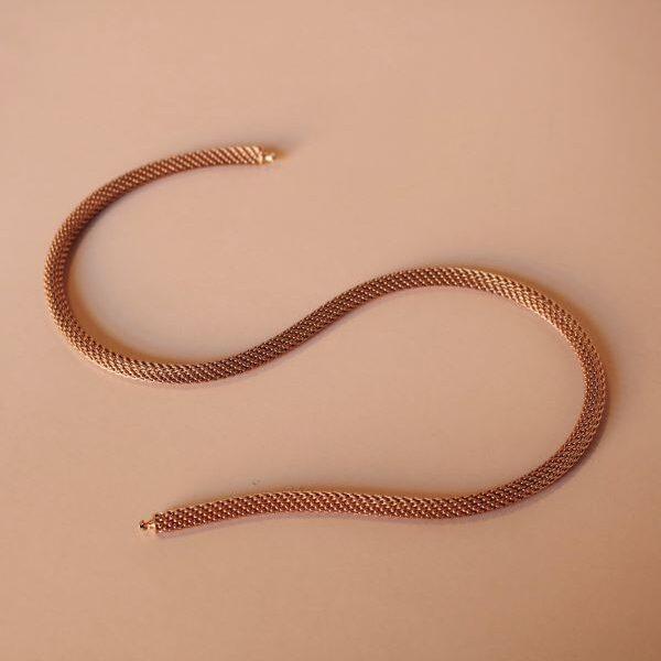 Gold Mesh 'Vario' Necklace