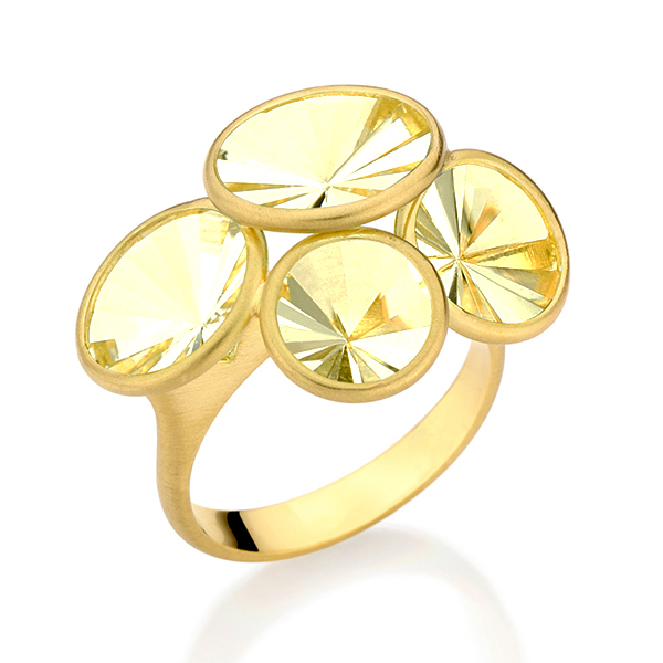 'Celebration' Lemon Quartz Ring