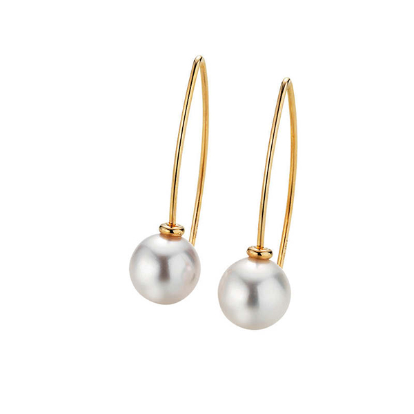 'H2O' Navette Earrings