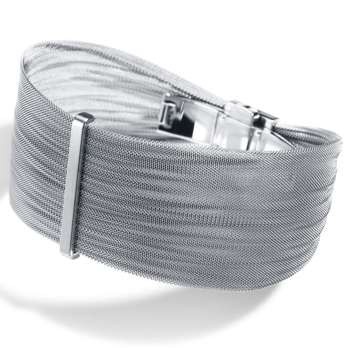 Steel Bar 'Milanese' Bracelet