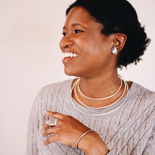 Silver 'Fil Pla' Necklace