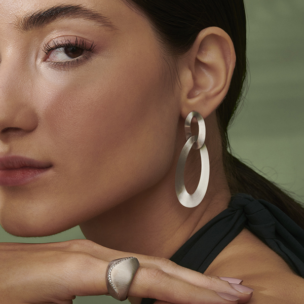 Silver 'Relax' Earrings