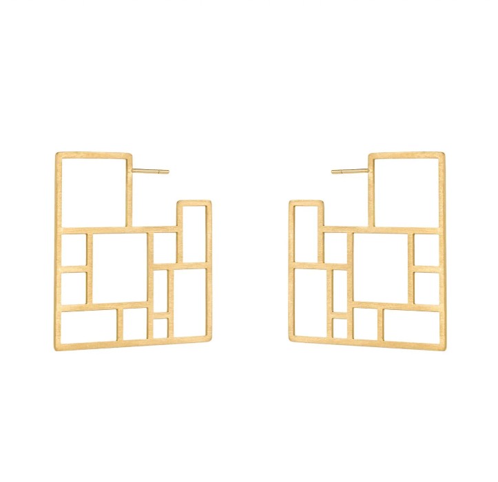'Mondrian' Earrings