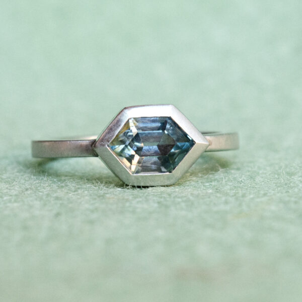 Platinum Sapphire Ring