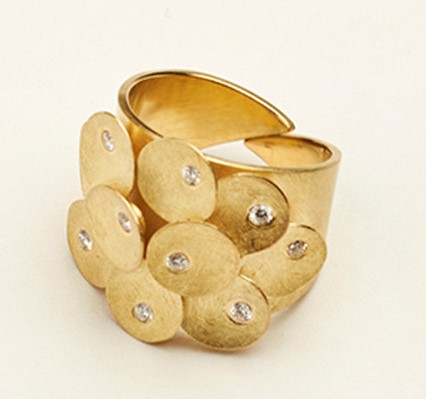 'Flo' Ten Diamond Ring