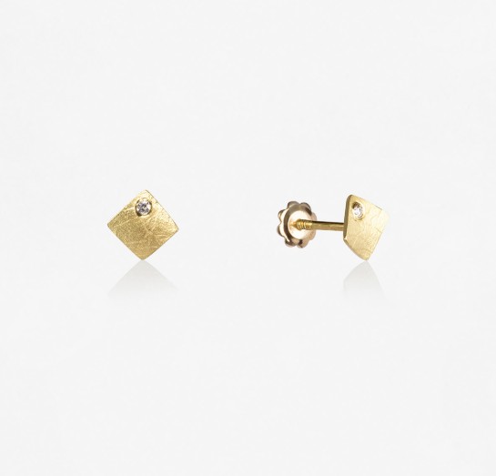 Mini 'Waves' Stud Earrings