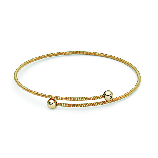 Double Sphere 'Colette C Embrace' Diamond Bracelet, Classic Yellow