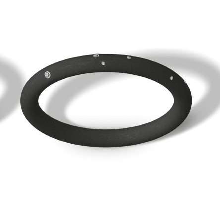 Rubber Six Diamond Bracelet