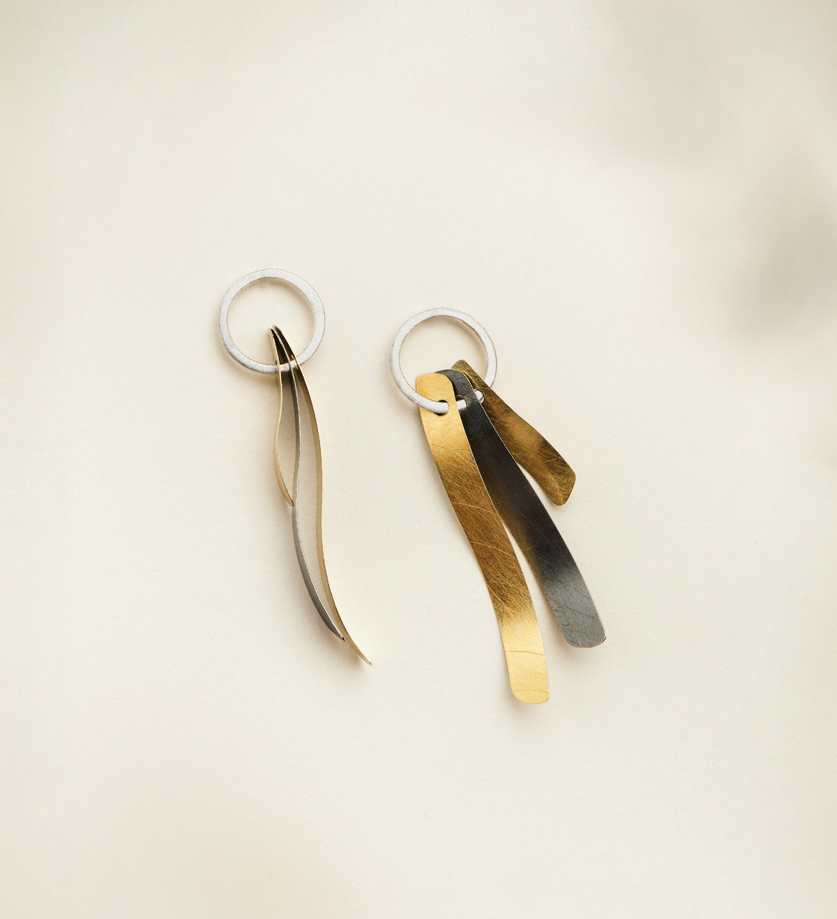 Two-Tone 'Posidonia' Earrings