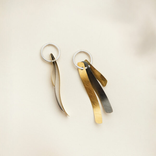 Two-Tone 'Posidonia' Earrings