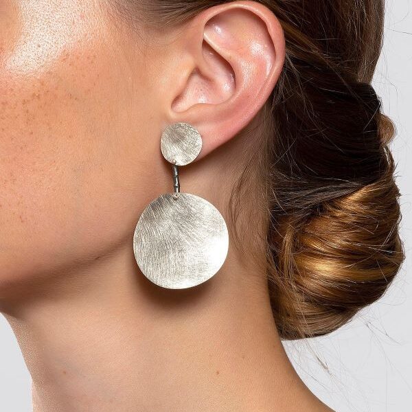 'Xips' Silver Earrings