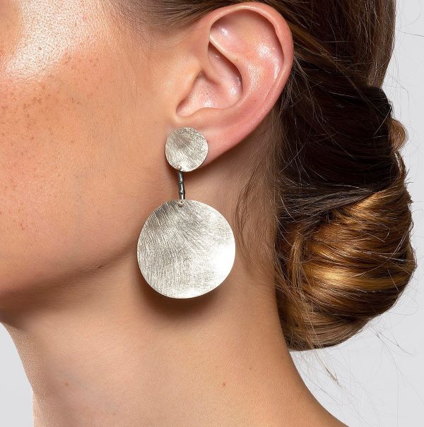 'Xips' Silver Earrings