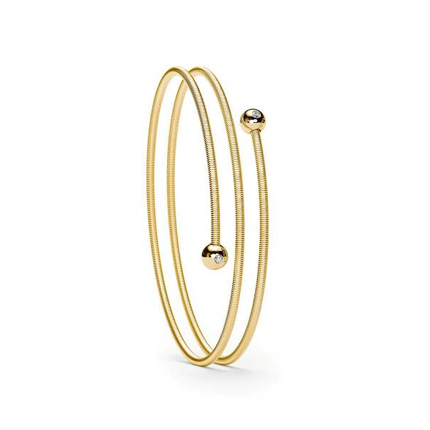 Double Winding 'Colette C Embrace' Bracelet, Classic Yellow