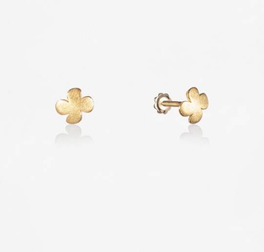 Tiny 'Clover' Stud Earrings