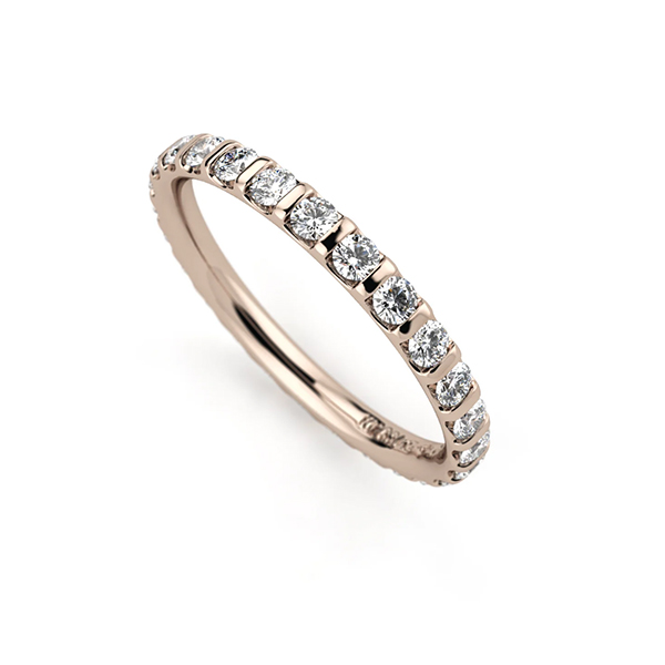 'Memory' Diamond Band, Rosewood