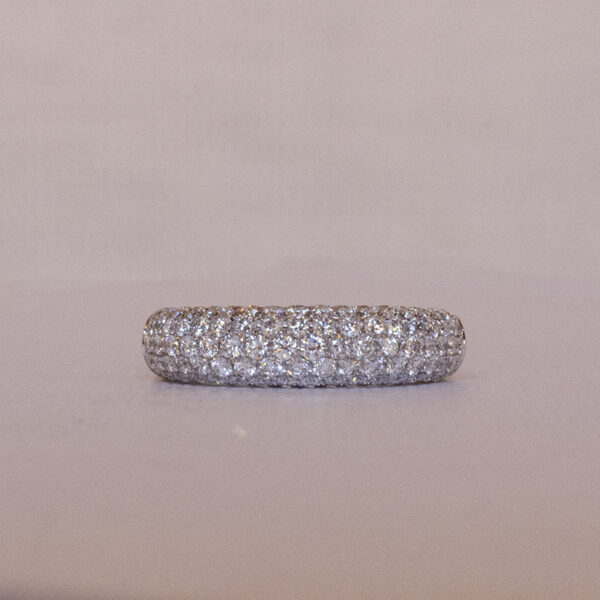 Diamond Pave Dome Ring