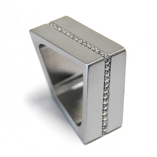 'Sarah' Rhomboid Ring