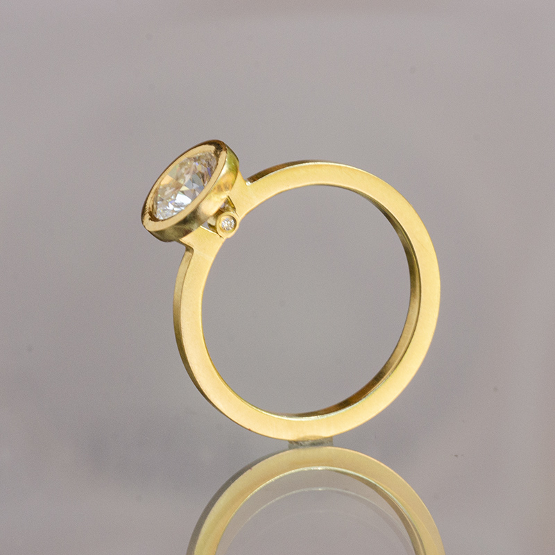 Diamond 'Saturn' Ring