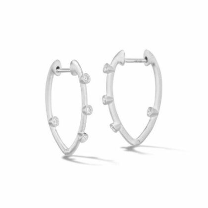 Cono Bow Huggie Earrings