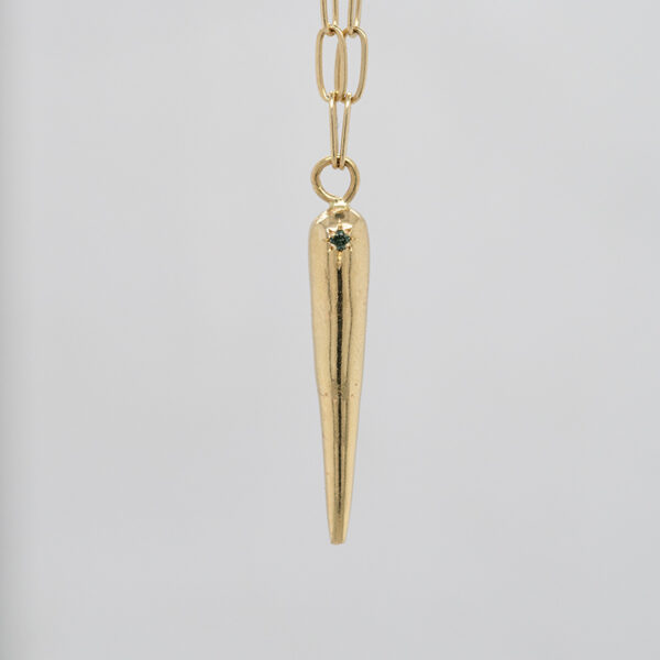 Paperclip Spike Chain Necklace