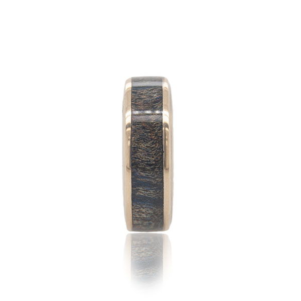 Blue Toned Maple Inlay Ring