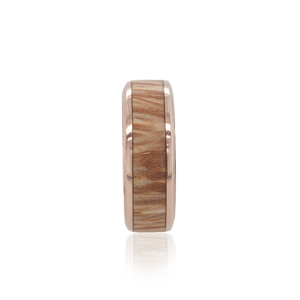 Box Elder Burl Inlay Ring