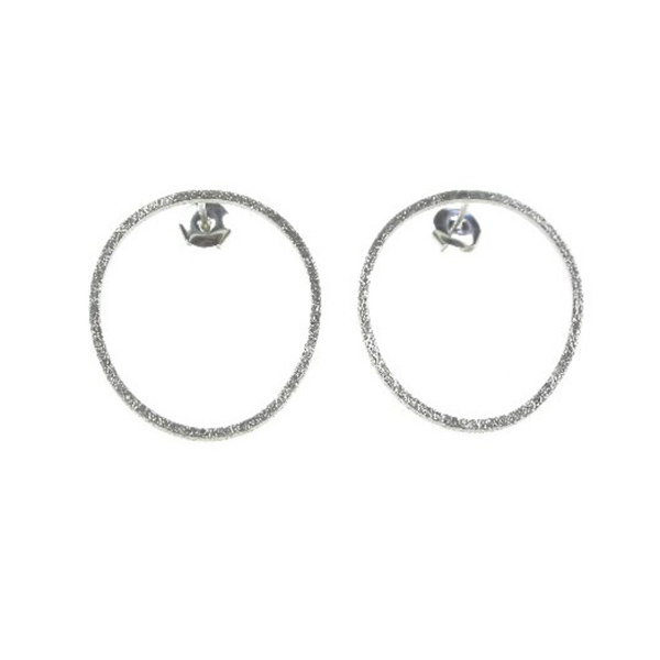 Medium 'Fil Pla' Front Facing Hoops